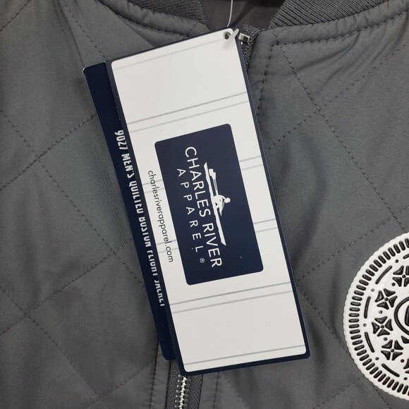 NWT Charles River Apparel Oreo Cookie Embroidered Promo Bomber Jacket Large - Picture 8 of 12